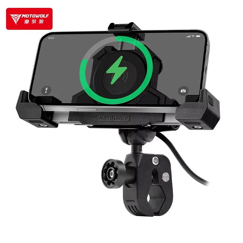 MOTOWOLF Holder Triangles Fixed Holder Wireless Charger
